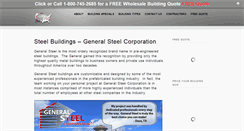 Desktop Screenshot of generalsteelcorporation.com
