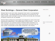 Tablet Screenshot of generalsteelcorporation.com